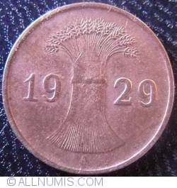 Image #2 of 1 Reichspfennig 1929 A