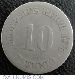 10 Pfennig 1875 F