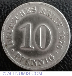 Image #1 of 10 Pfennig 1876 C
