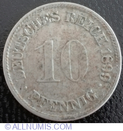 Image #1 of 10 Pfennig 1899 G