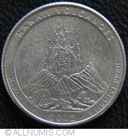 Image #1 of Quater Dollar 2012 D - Hawaii Vulcanoes