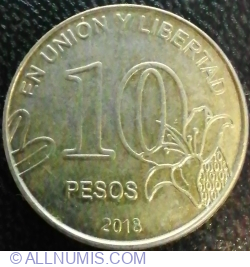 Image #1 of 10 Pesos 2018