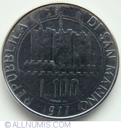 Image #1 of 100 Lire 1977