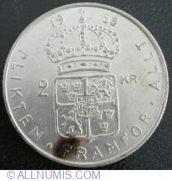 Image #1 of 2 Kronor 1955