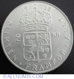 Image #1 of 2 Kronor 1958