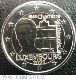 2 Euro 2023 - 175th anniversary of the 1848 Constitution and the Chamber of Deputies.