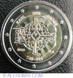 Image #2 of 2 Euro 2023 A - 1275th Anniversary - Birth of Charlemagne