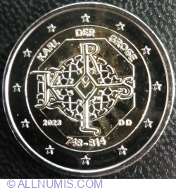 2 Euro 2023 D - 1275th Anniversary - Birth of Charlemagne