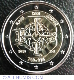 Image #2 of 2 Euro 2023 F - 1275th Anniversary - Birth of Charlemagne