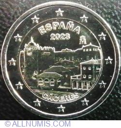 2 Euro 2023 - Series: UNESCO World Heritage - Old City of Caceres