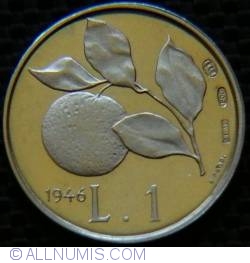 Image #1 of [REPLICA] 1 Lira 1946
