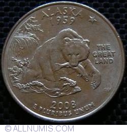 Image #1 of State Quarter 2008 D - Alaska
