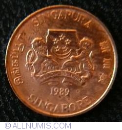 Image #2 of 1 Cent 1989