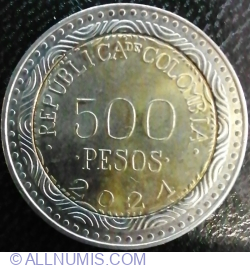 Image #1 of 500 Pesos 2021