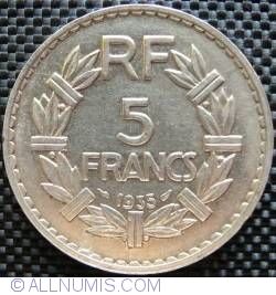 5 Francs 1935