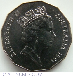 Image #2 of 50 Cents 1991 - 25th Anniversary of Decimal Currency