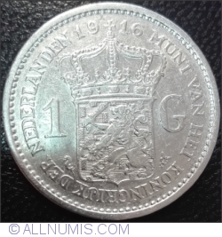 Image #1 of 1 Gulden 1916