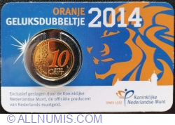 10 Euro Cent 2014 - Coloured 10