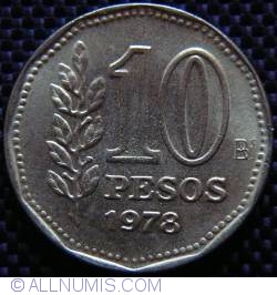 10 Pesos 1978