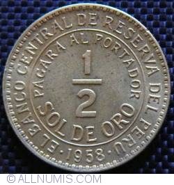 1/2 Sol De Oro 1958