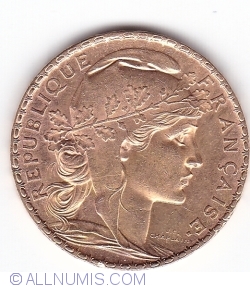 Image #2 of 20 Francs 1905