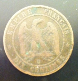 Image #1 of 10 Centimes 1855 D (Anchor)