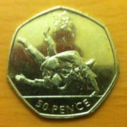 Image #1 of 50 Pence 2011 - Olimpiada de la Londra 2012 - Judo