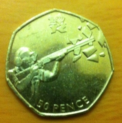 Image #1 of 50 Pence 2011 - 2012 London Olympics - Shooting