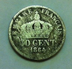 Image #1 of 50 Centimes 1864