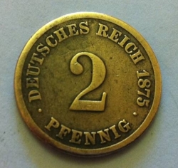 Image #1 of 2 Pfennig 1875 D