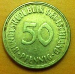 Image #1 of 50 Pfennig 1970 J