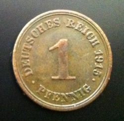 1 Pfennig 1915 E