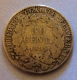 Image #1 of 50 Centimes 1895 A