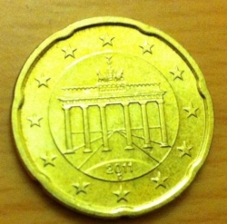 Image #2 of 20 Euro Cenţi 2011 D