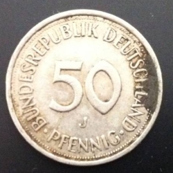 Image #1 of 50 Pfennig 1986 J