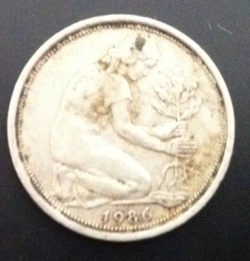 Image #2 of 50 Pfennig 1986 J