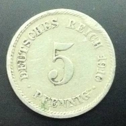 Image #1 of 5 Pfennig 1910 E