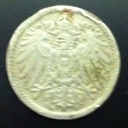 5 Pfennig 1910 E