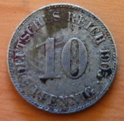 Image #1 of 10 Pfennig 1905 E