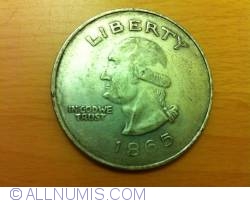 Image #2 of [FANTEZIE] 1 Dollar 1865