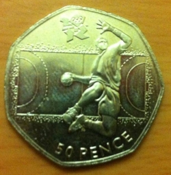 Image #1 of 50 Pence 2011 - Olimpiada de la Londra 2012 -Handbal