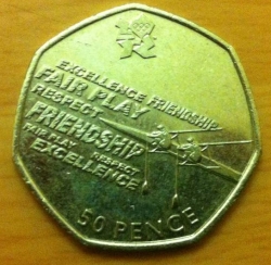 Image #1 of 50 Pence 2011 - 2012 London Olympics - Rowing