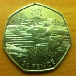 Image #1 of 50 Pence 2011 - Olimpiada de la Londra 2012 - Sport acvatic