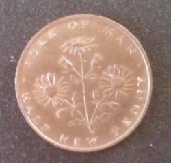 1/2 new penny 1971