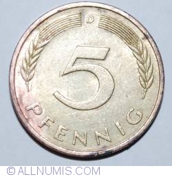 Image #1 of 5 Pfennig 1980 D