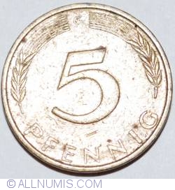 Image #1 of 5 Pfennig 1972 G