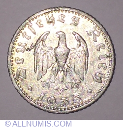 50 Reichspfennig 1935 E