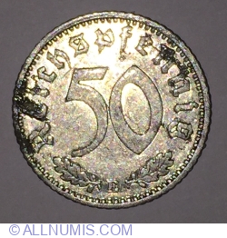 Image #2 of 50 Reichspfennig 1935 E