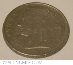 Image #2 of 5 Francs 1961 (BELGIQUE)