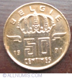 Image #1 of 50 Centimes 1991 (België)